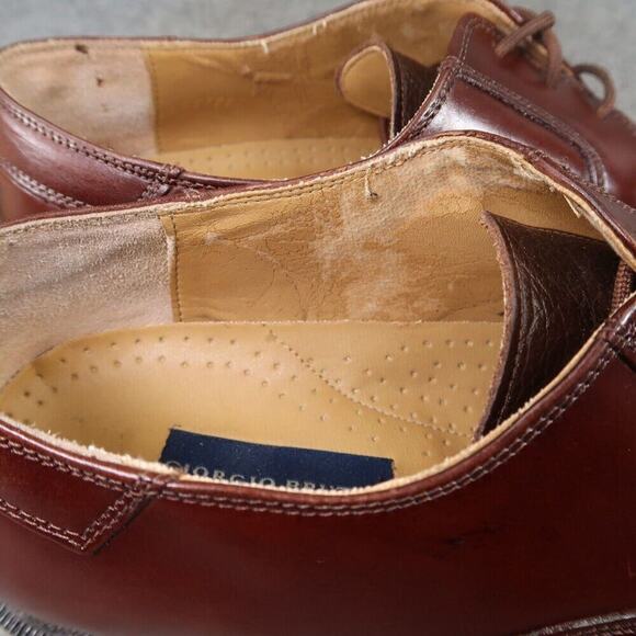 Giorgio Brutini Shoes Mens 12 Oxford Chukka Dress Classic Leather Lace Up Brown main image 12